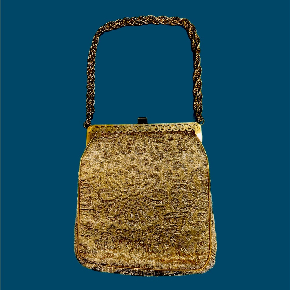 Vintage Gold Great Gatsby Evening Purse